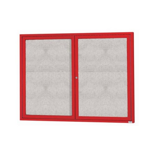 2 DOOR ALUM FRAMED ILLUM ENCLOSE