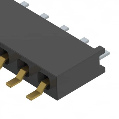 CONN RCPT 10P 0.079 GOLD SMD R/A