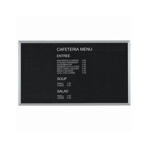 ALUMINUM FRAMED LETTER BOARD MES