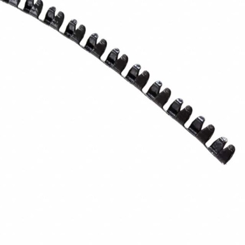 GROMMET EDGE SLOT SS BLACK 100'