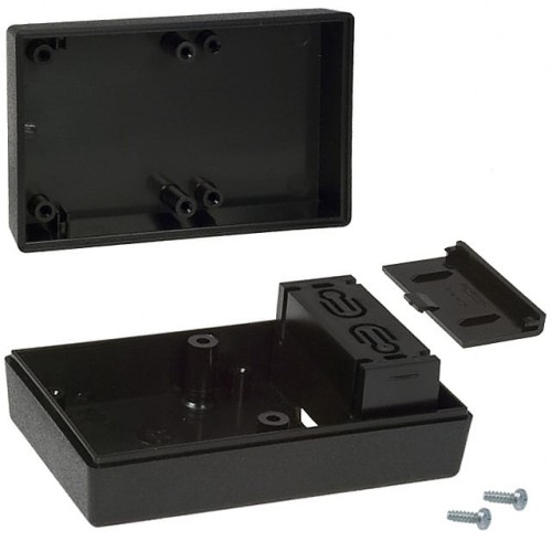 BOX ABS BLACK 4.100"L X 2.600"W
