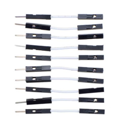 JMPR WIRE 10-PACK M-F 1" WHITE