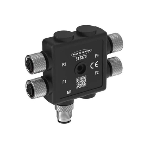 4 PORT PARALLEL M12 JUNCTION BOX