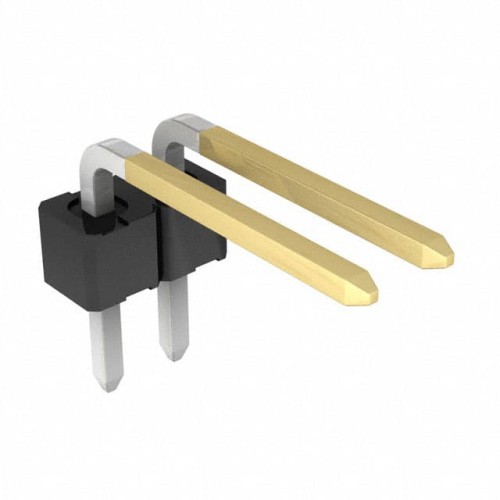 CONN HEADER R/A 2POS 2.54MM