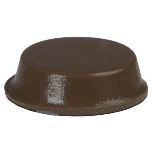 BUMPER CYLINDRICAL 0.5" DIA BRN