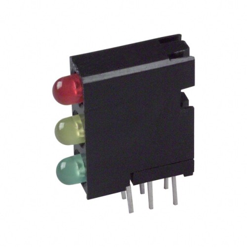 LED 3HI 3MM RED/YEL/GRN LC PCMNT
