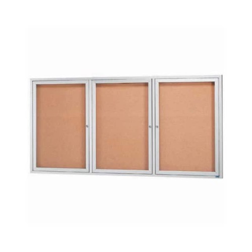 3 DOOR FRAMED ENCLOSED BULLETIN