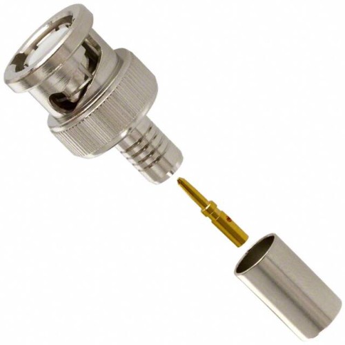 CONN BNC PLUG STR 50 OHM CRIMP