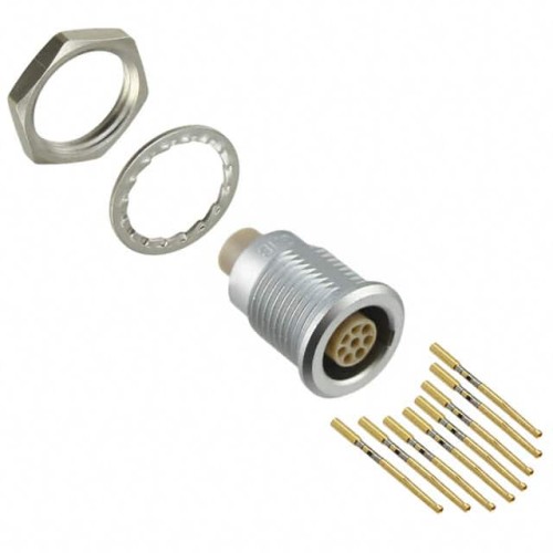 CONN RCPT FMALE 8POS GOLD CRIMP
