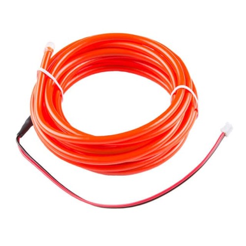 BENDABLE EL WIRE RED 3M
