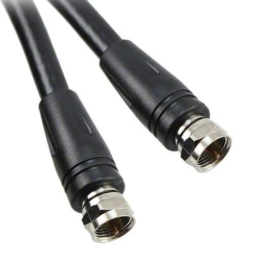CBL ASSY F TYPE PLUG RG6 10'
