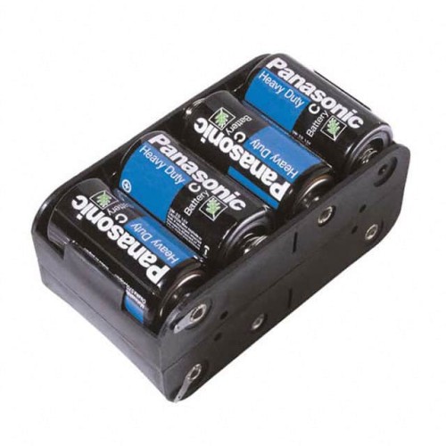 BATT HOLDER C 8 CELL SOLDER LUG
