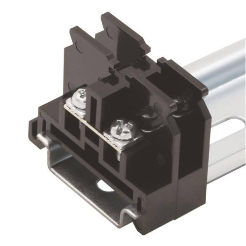 RAIL TERM BLK FEED THRU 12-22AWG