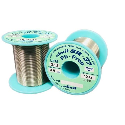 SOLDER LEAD-FREE 0.8MM 100G