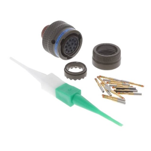 CONN PLUG FMALE 13POS GOLD CRIMP