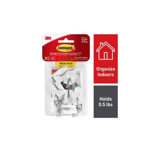 COMMAND SMALL WIRE HOOKS MEGA PA