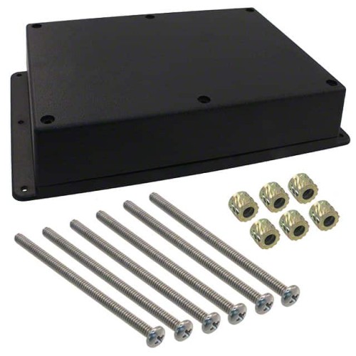 BOX ABS BLACK 6.880"L X 4.880"W