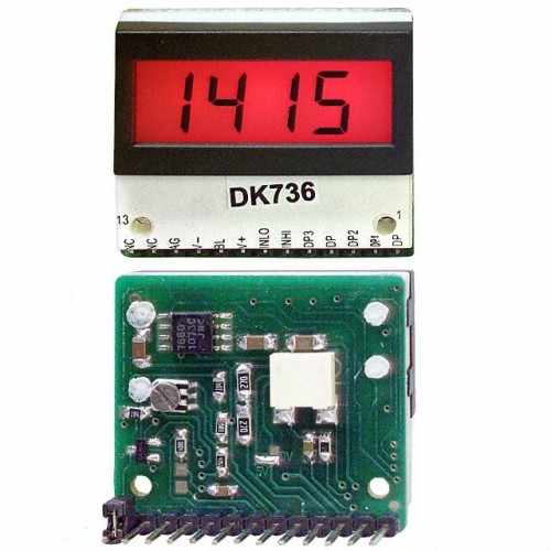 VOLTMETER 2VDC LCD PANEL MOUNT