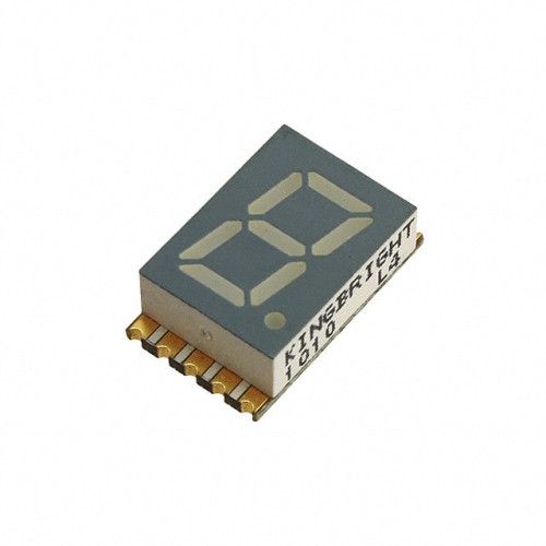 DISPLAY 7SEG 0.3" SGL GRN 10SMD