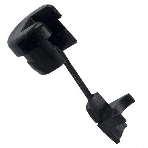 BUSHING W/STR RELIEF NYLON BLACK