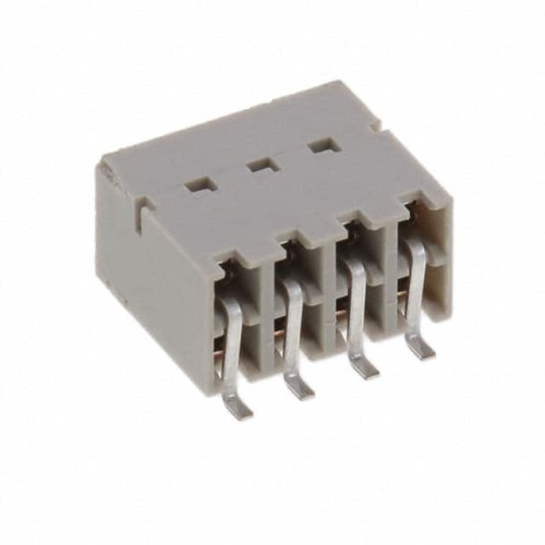 CONN RCPT 8POS 0.1 GOLD SMD R/A