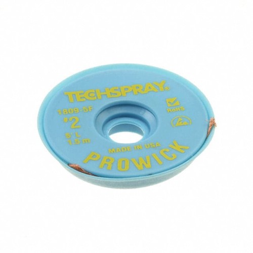 DESOLDER BRAID ROSIN 0.055" 5'