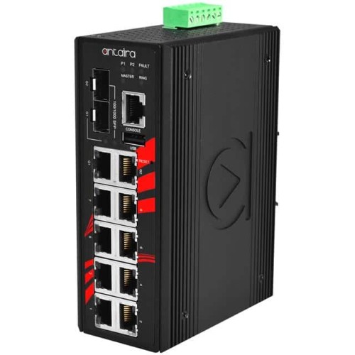 12-PORT INDUSTRIAL POE+ LIGHT LA