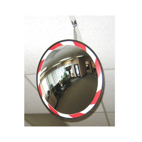 CONVEX SAFETY MIRROR, HIGH-VISIB