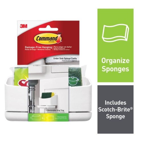 COMMAND UNDER SINK SPONGE CADDY