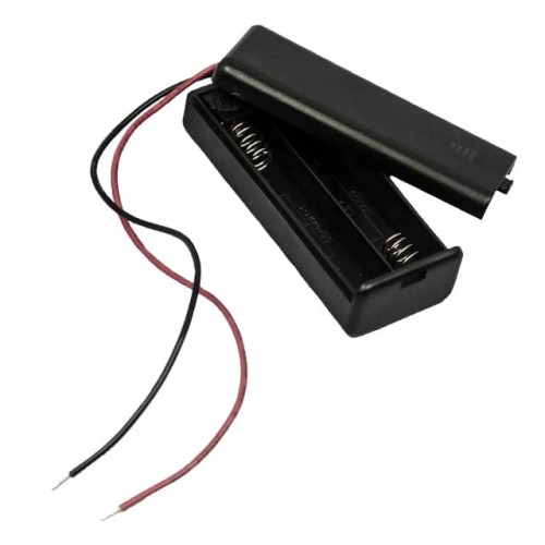 BATT HOLDER AAA 2 CELL 6" LEADS