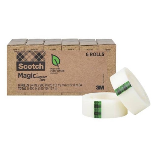 SCOTCH MAGIC GREENER TAPE 812-6P