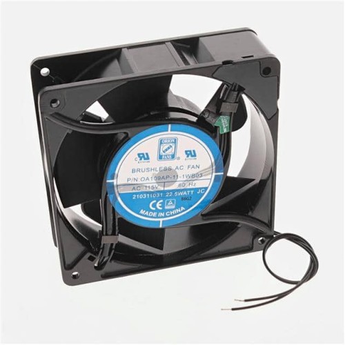 FAN AC, 110V BALL W/THERMAL CT