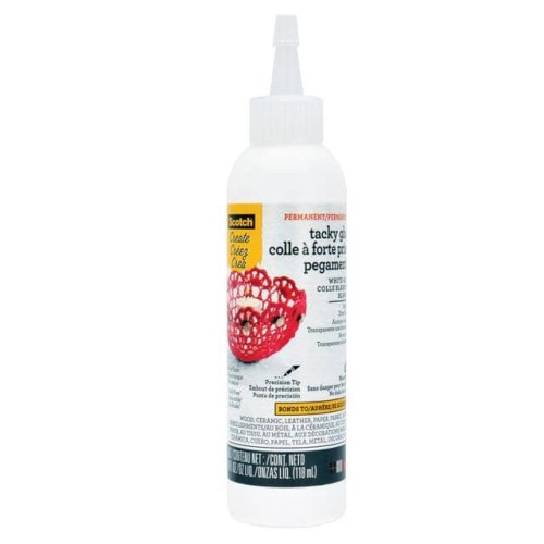 SCOTCH TACKY GLUE 021-ESF, 4 FL