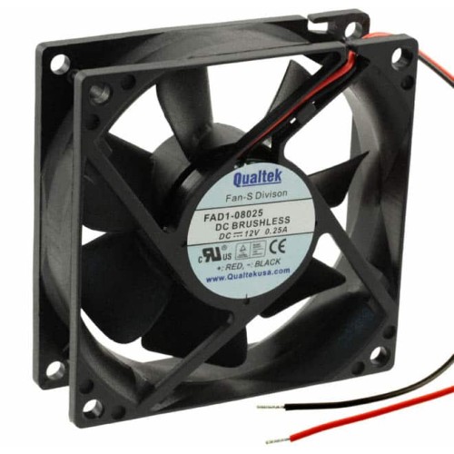 FAN AXIAL 80X25MM 24VDC WIRE