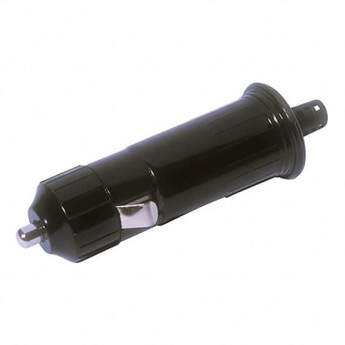 AUTO POWER PLUG 12V 3A BLACK
