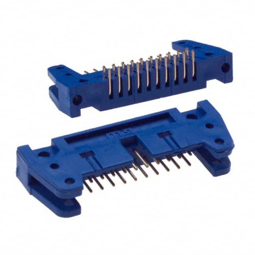 CONN HEADER R/A 20POS 2.54MM
