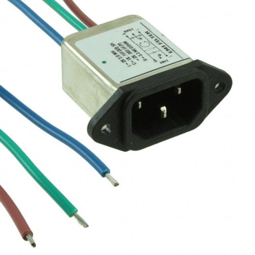 PWR ENT RCPT IEC320-C14 PNL WIRE