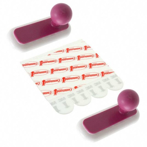 MEDIUM PINK BALL HOOKS
