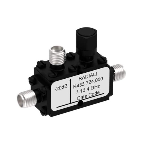 COUPLER: SMA 7-12.4GHZ 20DB FLAT