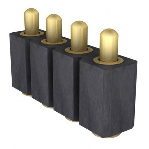 CONN SPRING PISTON 4POS SMD