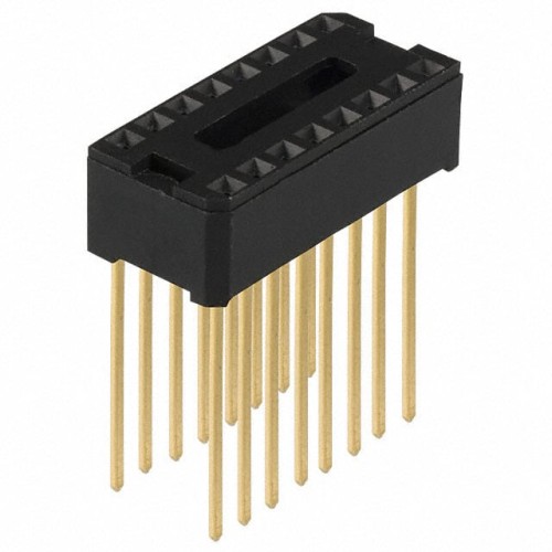 CONN IC DIP SOCKET 16POS GOLD