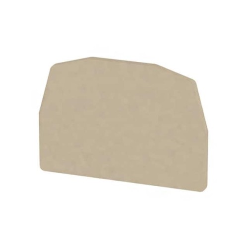 CONN TERM BLK END PLATE RAIL BG