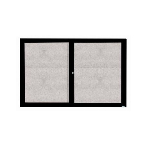 2 DOOR ALUM FRAMED ILLUM ENCLOSE