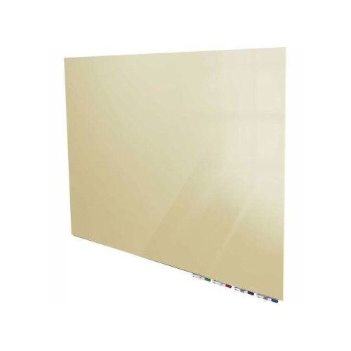 ARIA 6'W X 4'H MAGNETIC GLASS WH