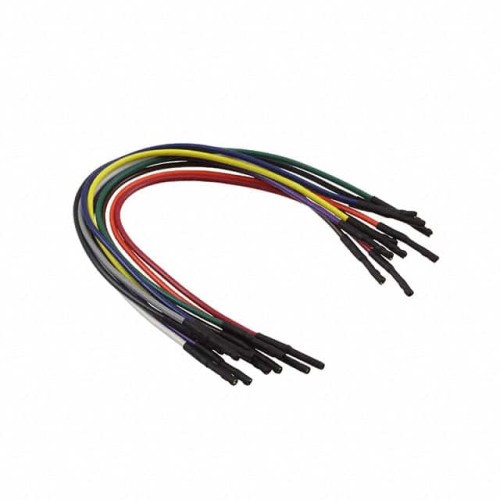 TEST LEAD SOCKET TO SKT 6" 10PC