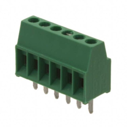 TERM BLK 6P SIDE ENT 2.54MM PCB