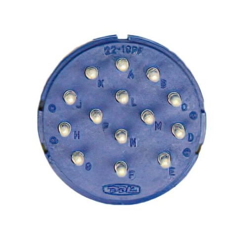 INSERT, PINS, 14 POS, SOLDER CUP