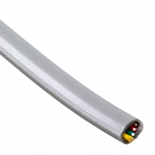 CABLE MOD FLAT 4COND SLVR 1000'