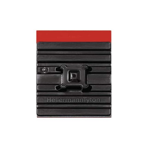 CABLE TIE HLDR QUAD ADH BLACK