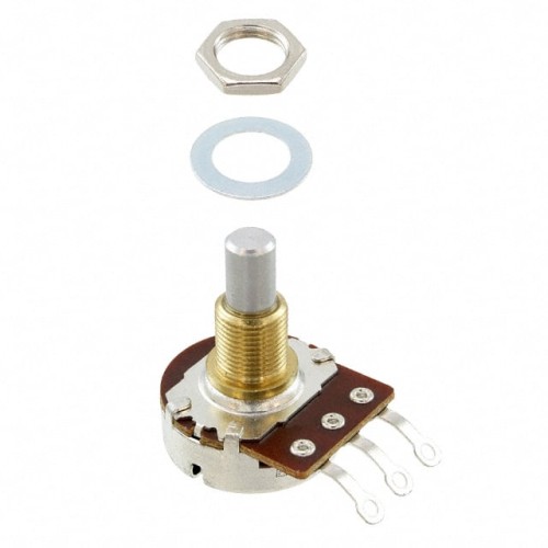 POT 500K OHM 1/4W CARBON LOG